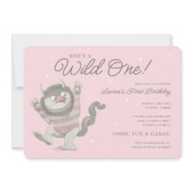 Ze is een Wild One | Roze eerste verjaardag