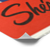 Ze is een WOW Poster (Hoek)