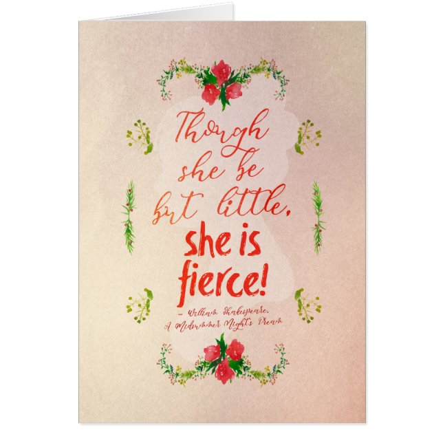 Ze is Fierce (Voorkant)