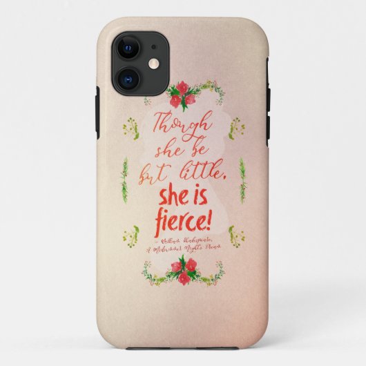 Ze is Fierce Case-Mate iPhone Case (Achterkant)