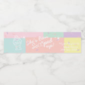 Ze is gescoord! IJs Bruidsmeisjesfeest Waterfles Etiket (Enkel label)