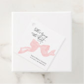 Ze is getrouwd Boog Bruidsmeisjesfeest Bedankt Bedankjes Labels (In situ)