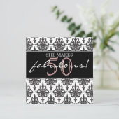 Ze is geweldig! Birthday Party Invitation Kaart (Staand voorkant)