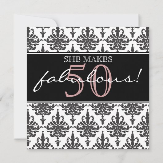 Ze is geweldig! Birthday Party Invitation Kaart (Voorkant)