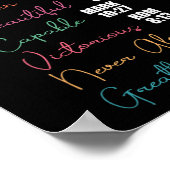 Ze is Gigi Christelijk Moederdag Cadeau oma Poster (Hoek)