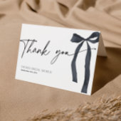 Ze is het binden van de knoop Gothic Black Bow Vri Bedankkaart