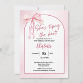 Ze is het binden van de Knot Arch Simple Bow Vrijg Kaart (Voorkant)