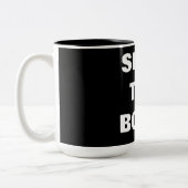 ZE IS HET BOSS TWEEKLEURIGE KOFFIEMOK (Links)