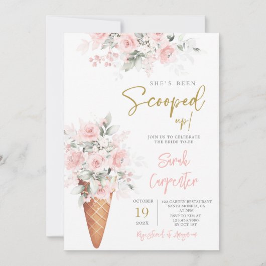 Ze is in het Vrijgezellenfeest opgeslokt. Kaart (Voorkant)