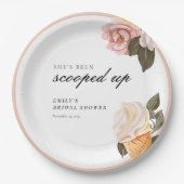 Ze is in het Vrijgezellenfeest opgeslokt. Papieren Bordje (Voorkant)