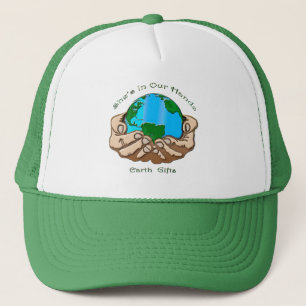 ZE IS IN ONZE HANDS Earth-lover Environmental Gift Trucker Pet
