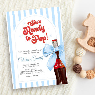 Ze is klaar om te barsten Baby Shower Uitnodiging