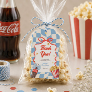 Ze is klaar om te barsten Retro Baby Shower met Co Cadeaulabel