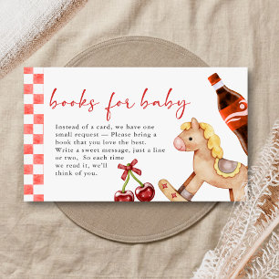 Ze is klaar om te bevallen Baby Shower Boeken voor Informatiekaartje
