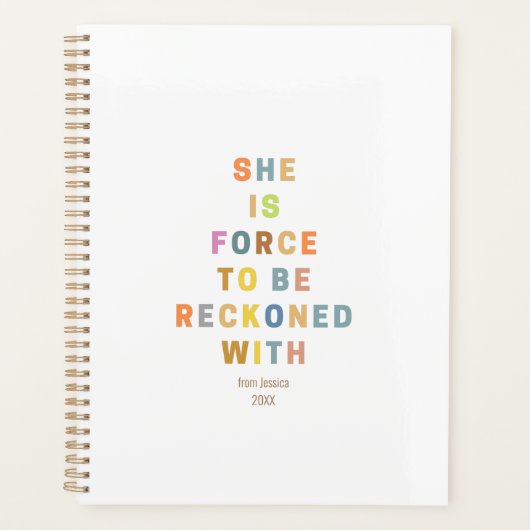 ZE IS KRACHT OM TERUGoNED TE KRIJGEN MET Planner (Voorkant)