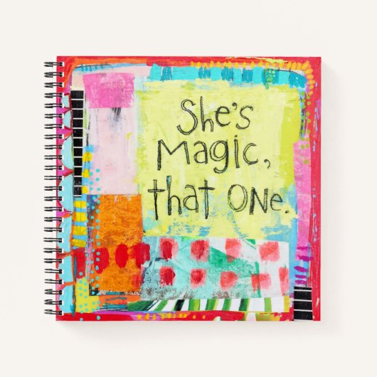 Ze is Magisch, dat ene spirale notebook Notitieboek (Voorkant)