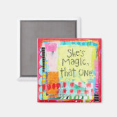 Ze is Magisch, die ene magneet (Voorkant / Achterkant)