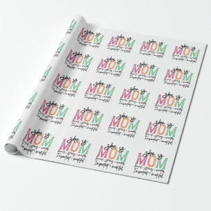Ze is mama: geliefd, sterk, waardig, belangrijk, b cadeaupapier