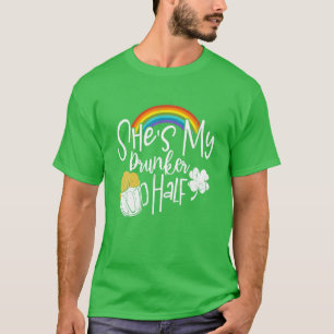 Ze is mijn Drunker Half St. Patricks Day Matching T-shirt