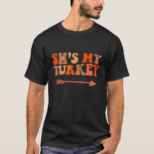Ze is mijn Turkije. Hij is mijn roofdier Groovy Ma T-shirt