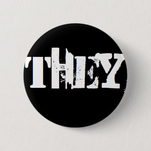 "Ze" is mijn voornaamwoord Ronde Button 5,7 Cm