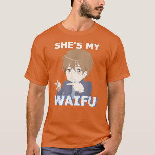 Ze is mijn Waifu Hij is mijn Husbando Anime Manga T-shirt