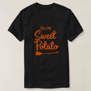 Ze is mijn zoete aardappel I Yam Matching Thanksgi T-shirt