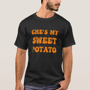Ze is mijn zoete aardappel I Yam Set Matching Coup T-shirt