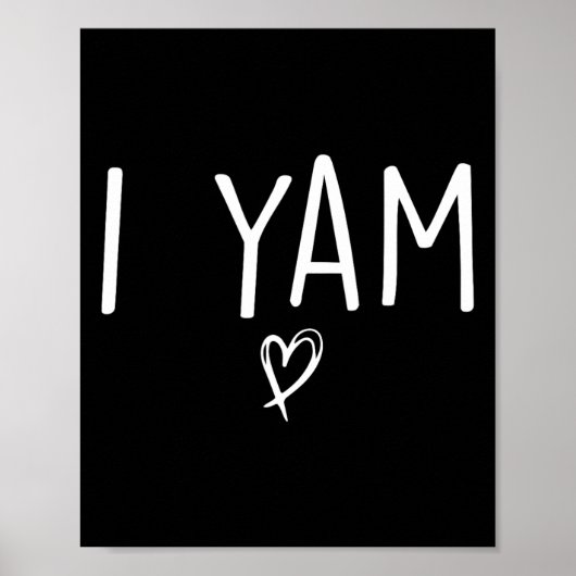 Ze is mijn zoete aardappel... ik stel paren vast T Poster (Voorkant)