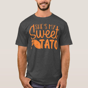 Ze is mijn zoete aardappel... ik stel paren vast T T-shirt