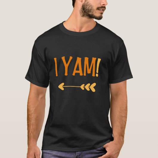 Ze is mijn zoete aardappel ik Yam bijpassende kopp T-shirt (Voorkant)