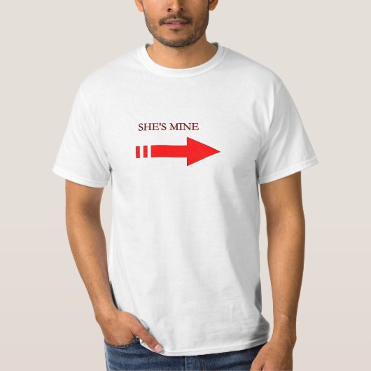 Ze is Mine T-Shirt (Voorkant)