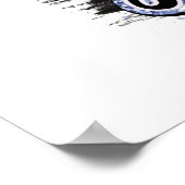 Ze is mooi veerkrachtig zwart vrouw melanine sis poster (Hoek)