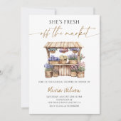 Ze is net klaar met het Market Vrijgezellenfeest P Kaart (Voorkant)