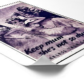 Ze is niet zo dom. poster (Hoek)