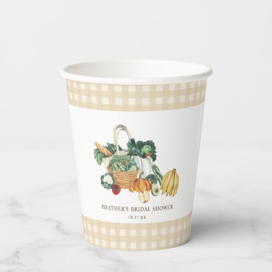 Ze is nog vers van het Vrijgezellenfeest Papieren Bekers (Achterkant)