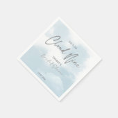 Ze is op bruidsbad cloud nine  servet (Hoek)