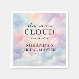 Ze is op Cloud 9 Dreamy Stars Vrijgezellenfeest Servet