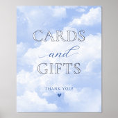 Ze is op cloud negen Kaarten & geschenken Folie Afdrukken (Voorkant)