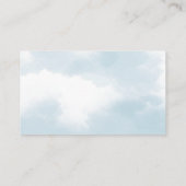 Ze is op cloud negen vrijgezellenfeest display dou informatiekaartje (Achterkant)