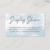 Ze is op cloud negen vrijgezellenfeest display dou informatiekaartje (Voorkant)