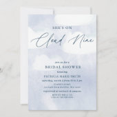 Ze is op Cloud Nine Vrijgezellenfeest Kaart (Voorkant)