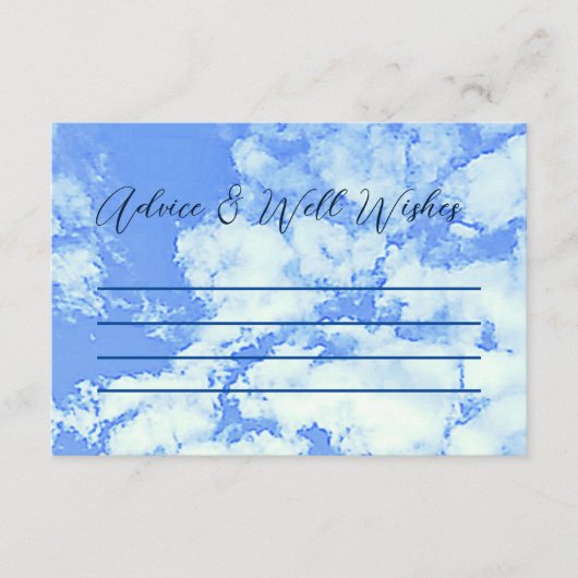 Ze is op de cloud negen! Vrijgezellenfeest/Bachelo Advieskaart (Voorkant)