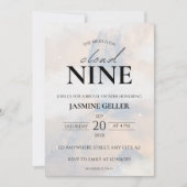 Ze is op wolk 9 Elegante Bruidsdouche Droomy Kaart (Voorkant)