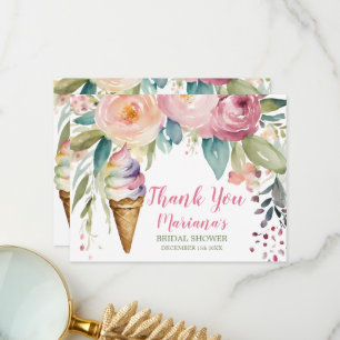 Ze is opgepakt Bruidsfeest Dank je kaart