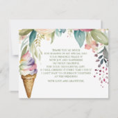 Ze is opgepakt Bruiloft Dank kaart (Achterkant)