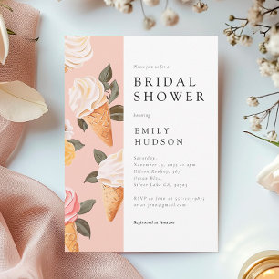 Ze is opgeslokt in de Bridal Shower-uitnodiging Kaart