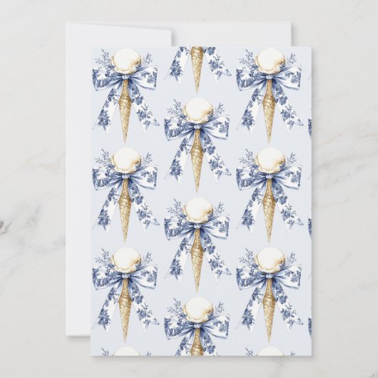 Ze is opgeslokt met ijscream-Vrijgezellenfeest Kaart (Achterkant)