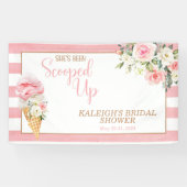 Ze is opgeslokt (stripes) Vrijgezellenfeest Spandoek (Horizontaal)