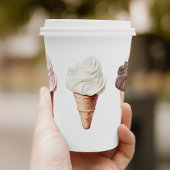 Ze is opgevist Napolitaans Bruidsfeestje Papieren Bekers